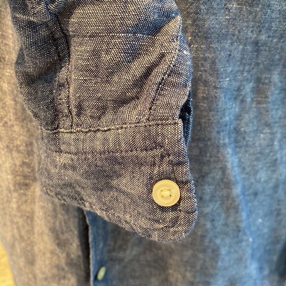 Z GAP Small Long Sleeve Casual Button Down Standard Fit Chest Pocket - Picture 3 of 7